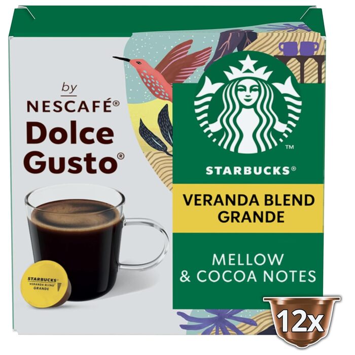 Кавові капсули Starbucks House Blend для Nescafé Dolce Gusto, середній обсмал, 72 шт (6х12)