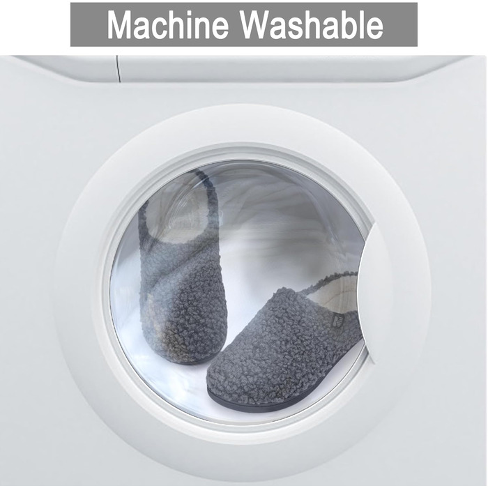 Тапочки халатні жіночі RockDove з штучного хутра Sherpa, сіро-темного кольору (42/43 EU)