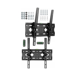 Кронштейн для телевізора 25-80 дюймів, до 80 кг, регульований навіс для ТВ