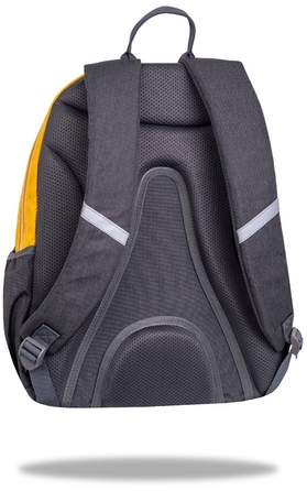 Багатовідсіковий шкільний рюкзак CoolPack, відтінки жовтого та золотого, 27 л