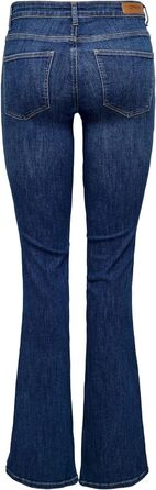 Джинси жіночі кльош ONLY Konroyal Dark Blue Denim, розмір S/34L