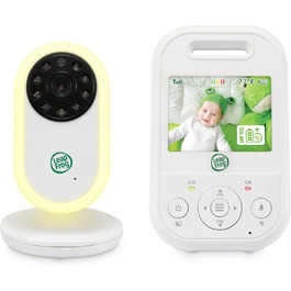 Відеоняня LeapFrog LF2513 без Wi-Fi з IPS LCD екраном 2.8 дюйма, поворотна, з нічним баченням, датчиком температури, радіусом дії 300 метрів, 12 годин роботи від акумулятора Відеоняня LeapFrog LF2513 без Wi-Fi з IPS LCD екраном 2.8 дюйма, поворотна, з нічним баченням, датчиком температури, радіусом дії 300 метрів, 12 годин роботи від акумулятора