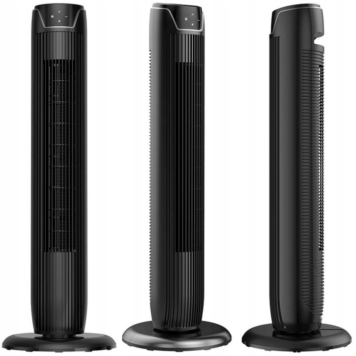Колонний вентилятор Midea FZ10-17JR, чорний