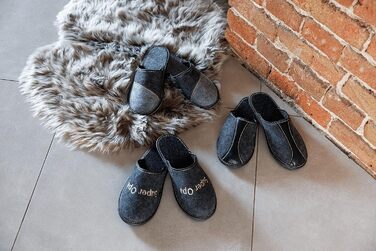 Чоловічі домашні капці BeComfy з повсті, тапочки чоловічі легкі, розміри 40-46 EU (42 EU) - ідеальні для дідуся