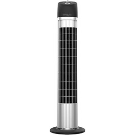 Вентилятор Cecotec Digitale Turm EnergySilence 890 Skyline, 50 Вт, 76 см, з таймером, пультом ДУ, мідний двигун, 3 швидкості, 3 режими, чорний