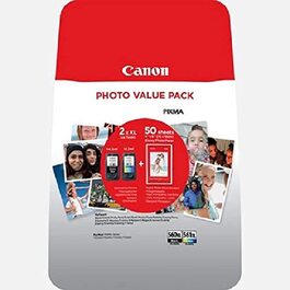 Комплект оригінальних картриджів Canon PG-560XL та CL-561XL FINE XL з фотопапером