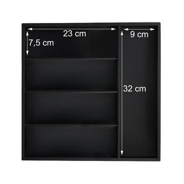 Relaxdays Cutlery Box with 5 Compartments