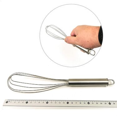 Віск Kerafactum з нержавіючої сталі (21 см) - для збивання, приготування