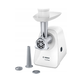М'ясорубка Bosch MFW2510W, біла, 1500 Вт