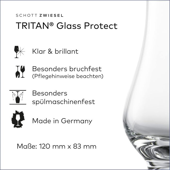 Набір келихів для віскі SCHOTT ZWIESEL Nosing Tumbler Bar Special (4 шт) з кришталю Tritan, Німеччина