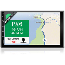 Автомагнітола JOYX 2DIN Android 10 із GPS, Wi-Fi, Bluetooth, CarPlay, 7