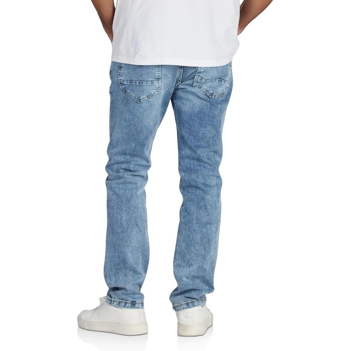 Чоловічі джинси DENIMFY Stretch Straight Fit Miro - бавовна, денім, синій, чорний, сірий (30-42 розміри)