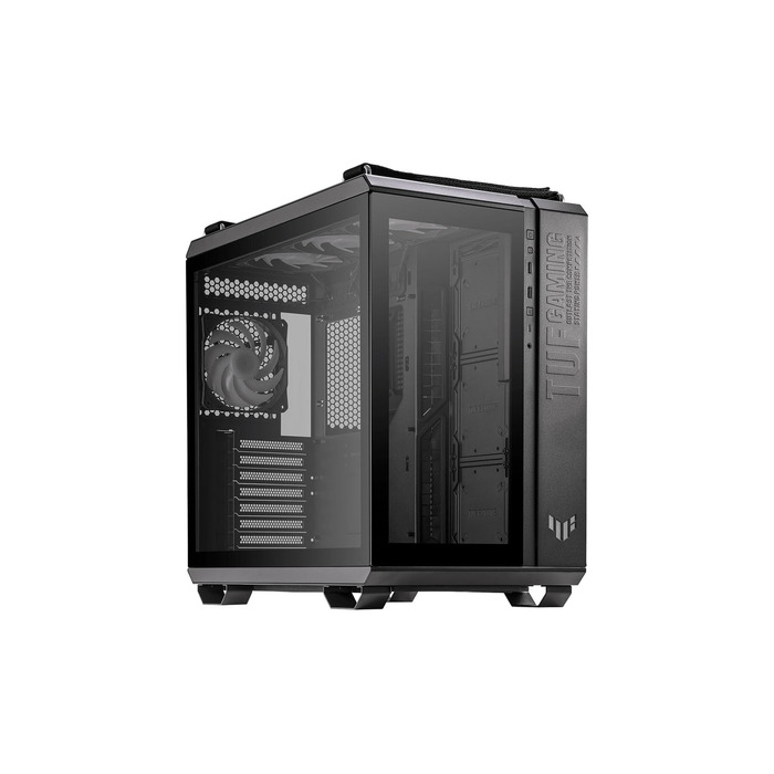 Корпус ПК ASUS TUF Gaming GT502 PLUS TG Black: двокамерний, підтримка 360mm радіаторів, ATX