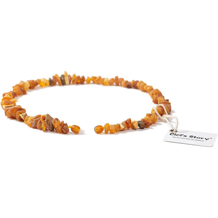 Янтарне намисто для собак та котів - Сертифікований бурштинець з Балтійського моря преміум-якості, 41 см