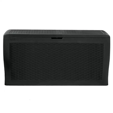 Садова скриня KETER Samoa Rattan Box 270 л, антрацит