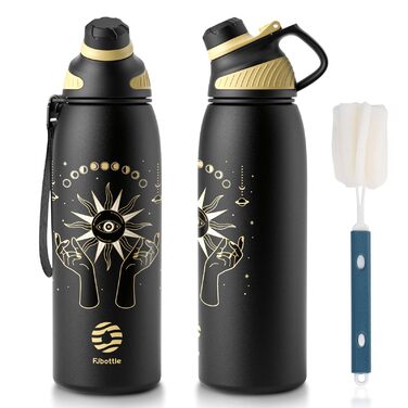 Термопляшка Fjbottle Edelstahl 1000 мл з магнітною кришкою: спортивна, дитяча, без BPA, для школи та фітнесу