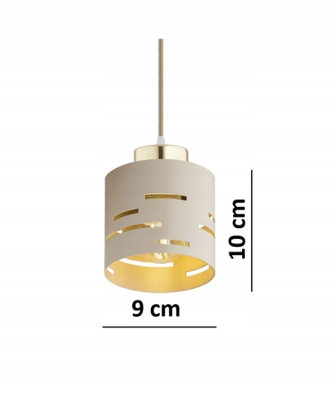 Стельовий світильник Elko-Lighting Vox, бежевий, металевий, на 3 точки освітлення