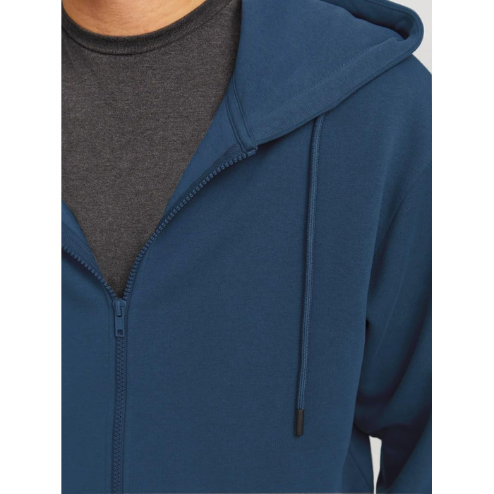 Куртка Jack & Jones Plus Size з капюшоном, великі розміри (6XL), колір: Insignia Blue