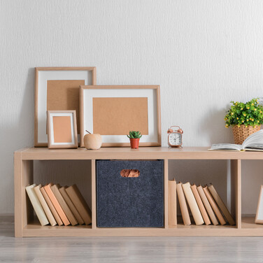 Relaxdays Felt Storage Boxes - Set of 2
