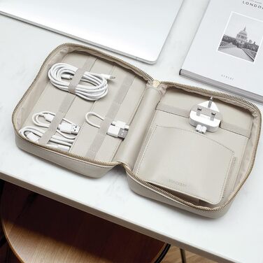 Stackers Cable Tidy Oatmeal