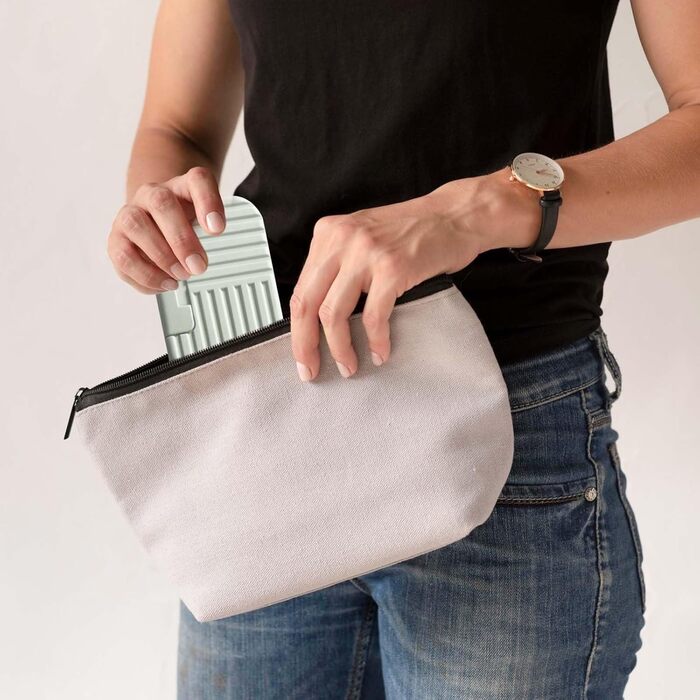 Дві мисочки для мила Dimeho: захисні контейнери для подорожей, блакитний та зелений