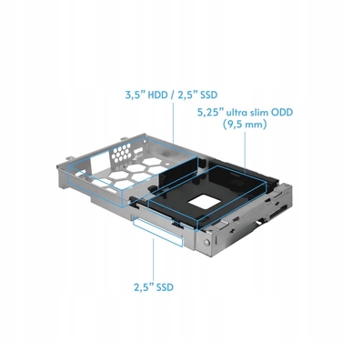 Корпус Chieftec A4/300 Tower Slim з блоком живлення, червоний