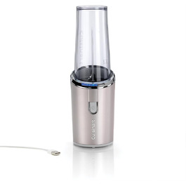 Cuisinart Cordless Blender | 450ml Bottle | Portable Smoothie Maker, Ice Crusher, Frappe, Milkshakes | USB Rechargeable, Handheld | Tritan BPA-free Mixing Cup with Lid Included, Stand Mixer