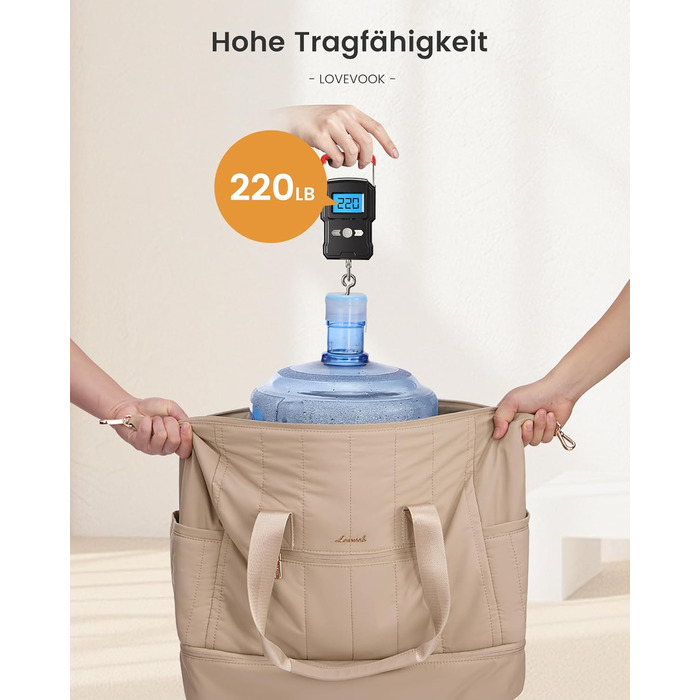 Сумка-валіза LOVEVOOK для жінок, дорожня сумка-шопер, велика містка сумка ручної поклажі з відділенням для взуття та мокрих речей, сумка для пологового будинку, спортивна сумка, дорожня сумка для подорожей, відпочинку, вихідних, фітнесу (40л-2шт, зелена)