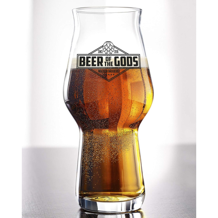 Набір з 3 склянок для крафтового пива Stout від Wacken Brauerei | 300-500 мл | Склянка для IPA, Pale Ale | Стійке до миття в посудомийній машині