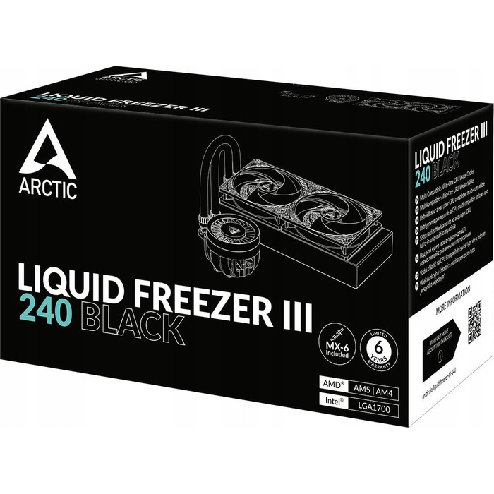 Рідинне охолодження Arctic Liquid Freezer III 240 Black (ACFRE00134A)