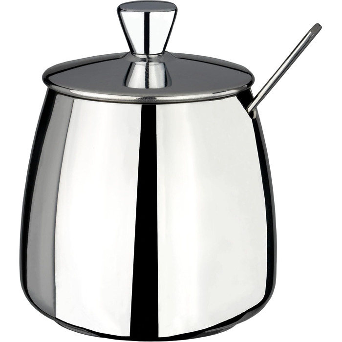 Café Olé PT-048 Cafe Ole Premium Teapot, 18/10 Stainless Steel, 48 Ounces, Drip-Free Pouring, Hollow Handles & Flip-Up Lid, (340.2 g (12 oz), Silver)
