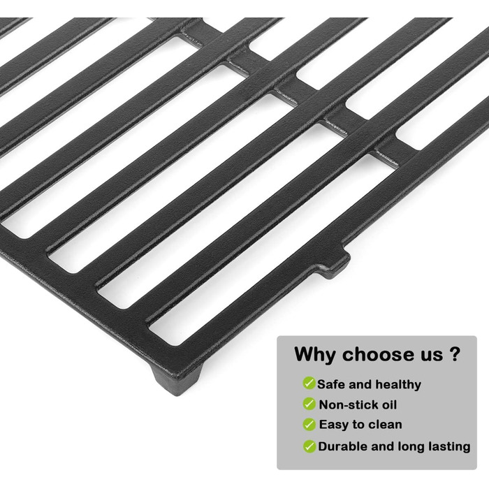 Гриль-решітка чавунна для Weber Spirit 300 серії (310 E310, 320 S310 S320) - замінна частина