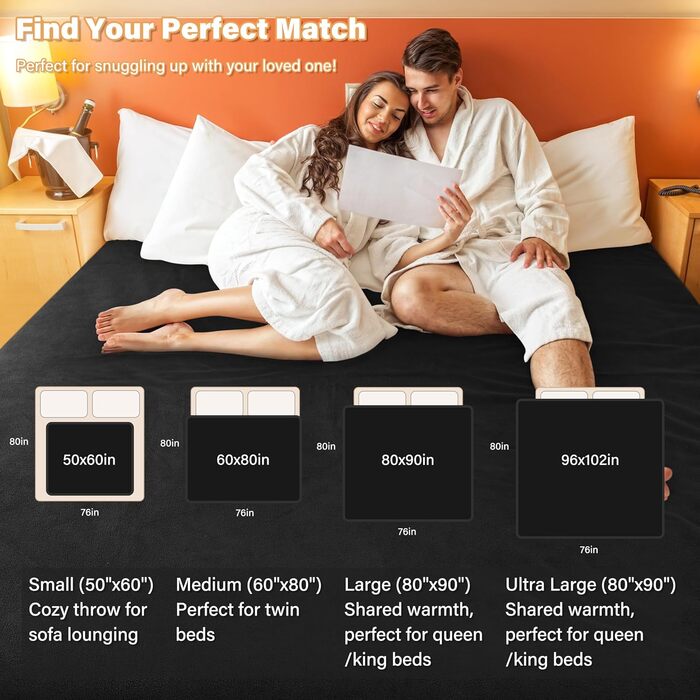 Водонепроникний плед для собак і котів, миючий, 125 x 75 см (203 x 152 см), чорний. Плед-накидка для собак, котів, для подорожей, на диван, захисний, м'який