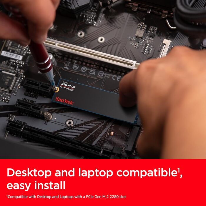 SSD SanDisk Plus 2TB NVMe PCIe Gen 4.0: Швидкий та надійний накопичувач з гарантією 5 років