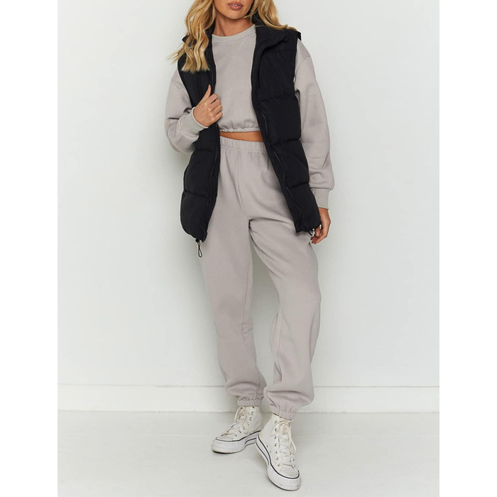 Жіноча жилетка Zhiyouni з пуховим наповнювачем, без рукавів, чорного кольору