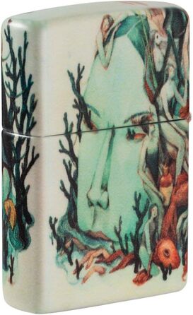 Запальничка Zippo 540 Color із малюнком Marija Tiurina, зелена, універсальний розмір