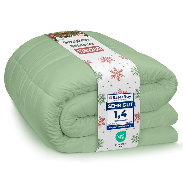 Ковдра Utopia Bedding, мікрофібра, білий (135 x 200 см)