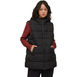 Жилет VILA Vitate S/L з наповнювачем, чорний (Black)