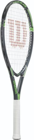 Тенісний ракеточний прилад Wilson Tour Slam для дорослих. Розмір ручки 3 - 4 3/8', зелений/чорний