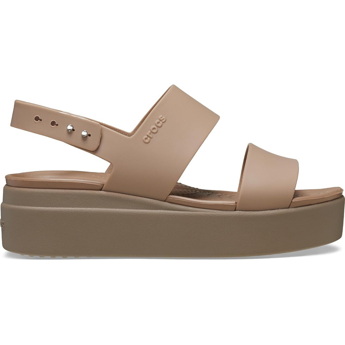 Crocs Brooklyn Wedge Sandal Latte Mushroom 38/39 EU - Стильні босоніжки на танкетці