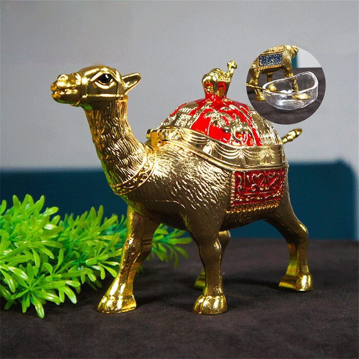 Sugar Bowls, Schmuck (Figurines), Metal Camels, Decorations, Sugar Glass for Kitchen Countertops, Cafe