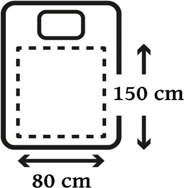 Електрична ковдра Steinborg з автовимкненням | 150 x 80 см | Таймер 6 год | Можна прати при 30°C | 6 температурних режимів | З пультом дистанційного керування | Тепла ковдра | Тепло під матрац | Тепла підстилка