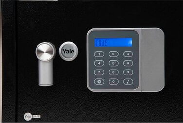 Електронний готельний сейф для ноутбуків Yale YLG/200/DB2 чорний, 24 л, з LCD-дисплеєм та PIN-кодом