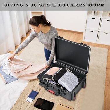 Органайзери для валізи Packing Cubes, набір 3 шт. (74 л) - Чорний