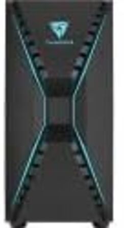 Корпус Aerocool Cronus Mid Tower для ігрового ПК з RGB підсвічуванням, вентилятором 140 мм та скляною бічною панеллю, підтримкою водяного охолодження та кабелеуправлінням, чорний