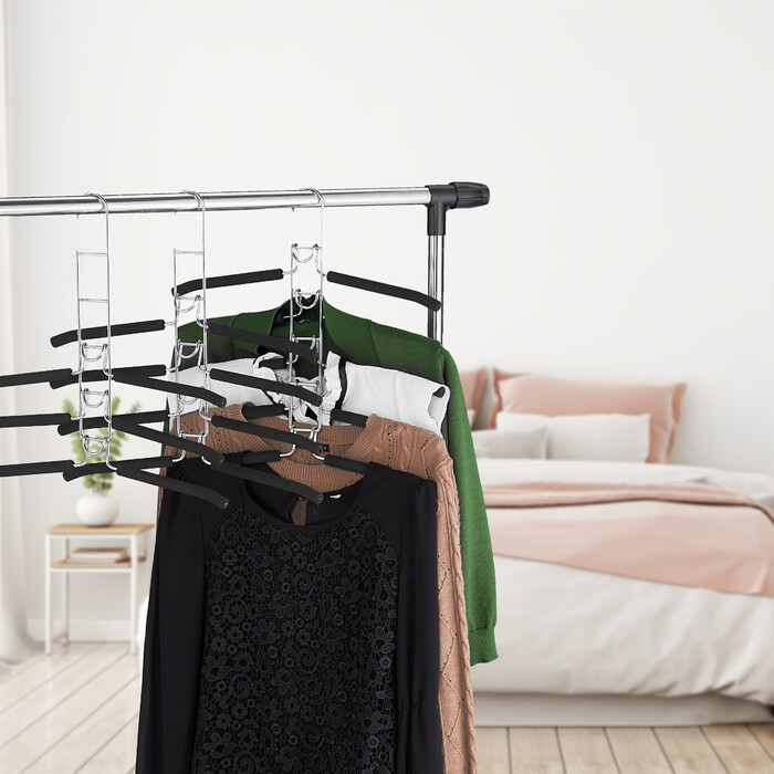 Relaxdays Clothes Hangers, Multi-Pack of 3