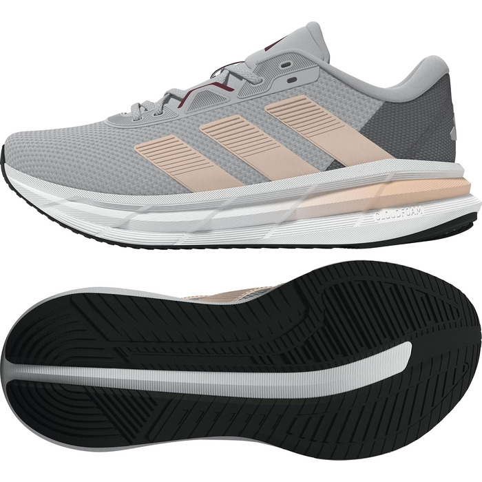 Жіночі кросівки Adidas Galaxy 7 (36 EU, сірий, помаранчевий, сірий)