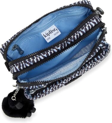 Сумка Kipling ABANU MULTI Holiday Waves жіноча крос-боді, водостійка, з ремінцем, брендова