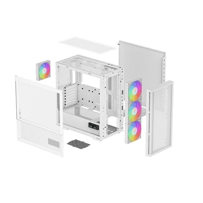 Корпус Deepcool CH560 Midi Tower, білий
