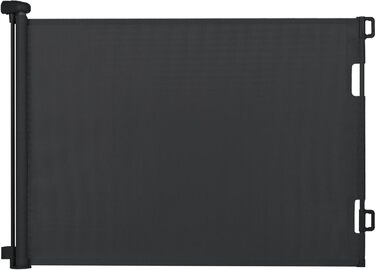 Захист для сходів Treppenschutzgitter: розтяжний захист для дітей та домашніх тварин, 0-140 см, чорний